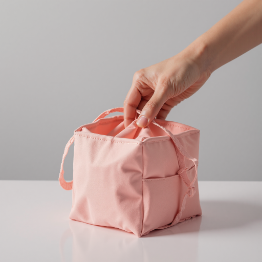 Pink insulated cooler bag, stylish design, practical use, picnic setting