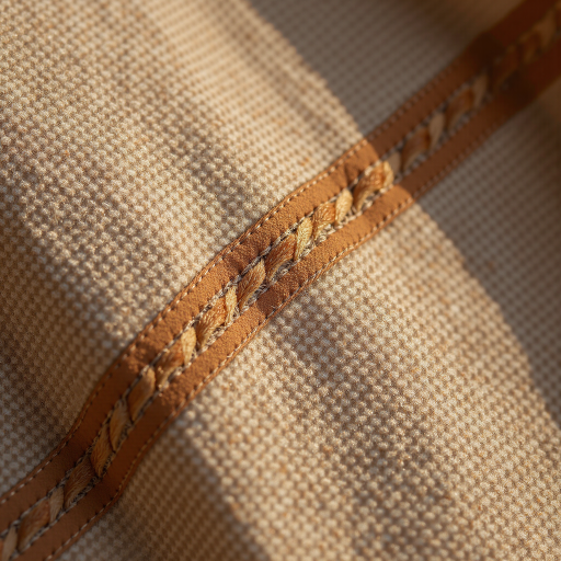 Jute messenger bag with leather trim, earthy tones, natural fiber weave
